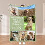 Cherished Pet Memories Custom Dog Photo Collage Fleece Blanket Cherished Pet Memories Custom Dog Photo Collage Fleece Blanket