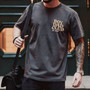 Custom Boy Dad Embroidered Comfort Colors T-shirt
