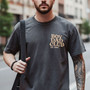 Custom Boy Dad Embroidered Comfort Colors T-shirt