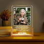 Custom Memorial Photo Night Light Table Decoration for Loss of Mom