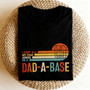 Dad-A-Base Pun Legend Embroidered Comfort Colors T-shirt