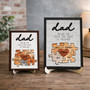 Dad, You Hold Us Together - Custom Puzzle Wood Sign Gift