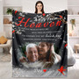 Dads Eternal Hug Custom Photo Memorial Fleece Blanket Dads Eternal Hug Custom Photo Memorial Fleece Blanket