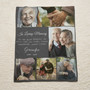 Dads Hug From Heaven Personalized Photo Memorial Fleece Blanket Dads Hug From Heaven Personalized Photo Memorial Fleece Blanket