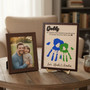 Handprint Memories - DIY Father's Day Wood Sign Gift from Daughter