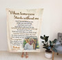 Healing Hearts Custom Memorial Fleece Blanket Remembrance Gift Healing Hearts Custom Memorial Fleece Blanket Remembrance Gift