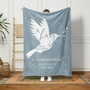 Heartfelt Remembrance Custom Memorial Fleece Blanket Gift Heartfelt Remembrance Custom Memorial Fleece Blanket Gift