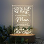 Heartfelt Remembrance Personalized Memorial Light Night for Mom