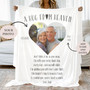 Hugs From Heaven Custom Photo Memorial Fleece Blanket Hugs From Heaven Custom Photo Memorial Fleece Blanket