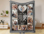 I Never Left You Angel Wings Mother Photo Fleece Blanket I Never Left You Angel Wings Mother Photo Fleece Blanket
