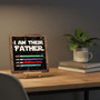 Jedi Dad I Am Their Father Custom Lightsaber Wood Sign Gift Jedi Dad I Am Their Father Custom Lightsaber Wood Sign Gift