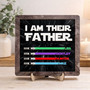 Jedi Dad I Am Their Father Custom Lightsaber Wood Sign Gift Jedi Dad I Am Their Father Custom Lightsaber Wood Sign Gift