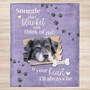 Loyal Friend Tribute Custom Dog Memorial Fleece Blanket Loyal Friend Tribute Custom Dog Memorial Fleece Blanket