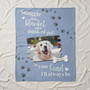 Loyal Friend Tribute Custom Dog Memorial Fleece Blanket Loyal Friend Tribute Custom Dog Memorial Fleece Blanket