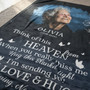 Memorial Hug from Heaven Custom Photo Fleece Blanket Memorial Hug from Heaven Custom Photo Fleece Blanket