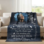 Memorial Hug from Heaven Custom Photo Fleece Blanket Memorial Hug from Heaven Custom Photo Fleece Blanket
