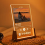 Personalized Song and Photo Memorial Light Night Music Plaque Gift Personalized Song and Photo Memorial Light Night Music Plaque Gift