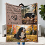 Pet Loss Memory Gift Custom Photo Pet Memorial Fleece Blanket