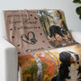 Pet Loss Memory Gift Custom Photo Pet Memorial Fleece Blanket