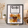 The Piece That Holds Us Together - Custom Dad Wood Sign The Piece That Holds Us Together - Custom Dad Wood Sign