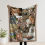 Treasured Memories Custom Photo Collage Fleece Blanket