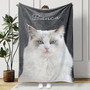 Treasured Pet Memories Custom Photo Portrait Fleece Blanket Treasured Pet Memories Custom Photo Portrait Fleece Blanket