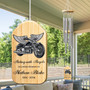 Custom Biker Memorial Wind Chime for a Loved Ones Legacy Custom Biker Memorial Wind Chime for a Loved Ones Legacy