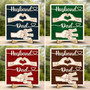 Custom Fist Bump Wood Sign - Heartfelt Father's Day Gift for Dad