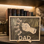 Fist Bump Father's Day Wood Sign - Unique Lasercut Gift for Dad Fist Bump Father's Day Wood Sign - Unique Lasercut Gift for Dad