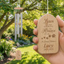 Forever Faithful Personalized Dog Memorial Wind Chime Tribute