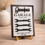Grandpa's Workshop Wood Sign - Personalized Garage Decor