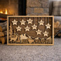 Hunter's Family Tree Wood Sign - Personalized Gift for Grandpa