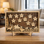 Hunter's Family Tree Wood Sign - Personalized Gift for Grandpa