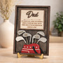 Names for the Pro - Custom Golf Wood Sign for a Special Dad