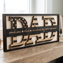 To Dad with Love - Custom Personalized Wood Sign from the Kids To Dad with Love - Custom Personalized Wood Sign from the Kids