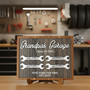 Where Memories Are Built - Grandpa's Garage Custom Wood Sign Where Memories Are Built - Grandpa's Garage Custom Wood Sign