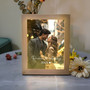 Wood Anniversary Photo Frame Lamp A Radiant Couples Keepsake Wood Anniversary Photo Frame Lamp A Radiant Couples Keepsake