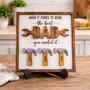 You Nailed It Dad - Custom Wood Sign with Children's Names