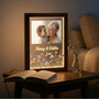 Floral Photo Frame Lamp A Radiant Gift for Nannys Heart