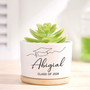 2026 Grad Cap Ceramic Plant Pot A Custom Keepsake to Bloom