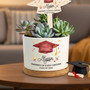 2026 Graduation Success Masters and College Ceramic Plant Pot