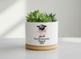 2026 University Grad Tribute Custom Ceramic Plant Pot