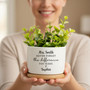 A Gift of Gratitude Custom Story Ceramic Plant Pot