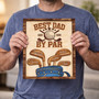 Best Dad By Par - Personalized Golf Wood Sign Father's Day Gift