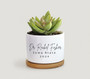 Custom Ceramic Plant Pot for the New PhD Graduate in Your Life