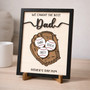 Custom Wood Sign - We Caught the Best Dad Baseball Father's Day Gift