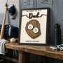 Custom Wood Sign - We Caught the Best Dad Baseball Father's Day Gift
