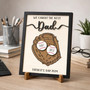 Custom Wood Sign - We Caught the Best Dad Baseball Father's Day Gift