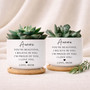 Daughters Growth Personalized Graduate Ceramic Plant Pot