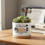 Doctorate Milestone Personalized PhD Doctor Ceramic Plant Pot